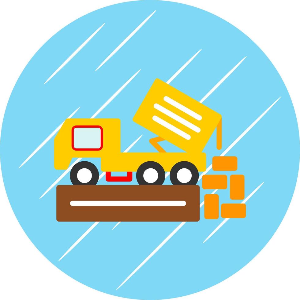 Landfill Vector Icon Design