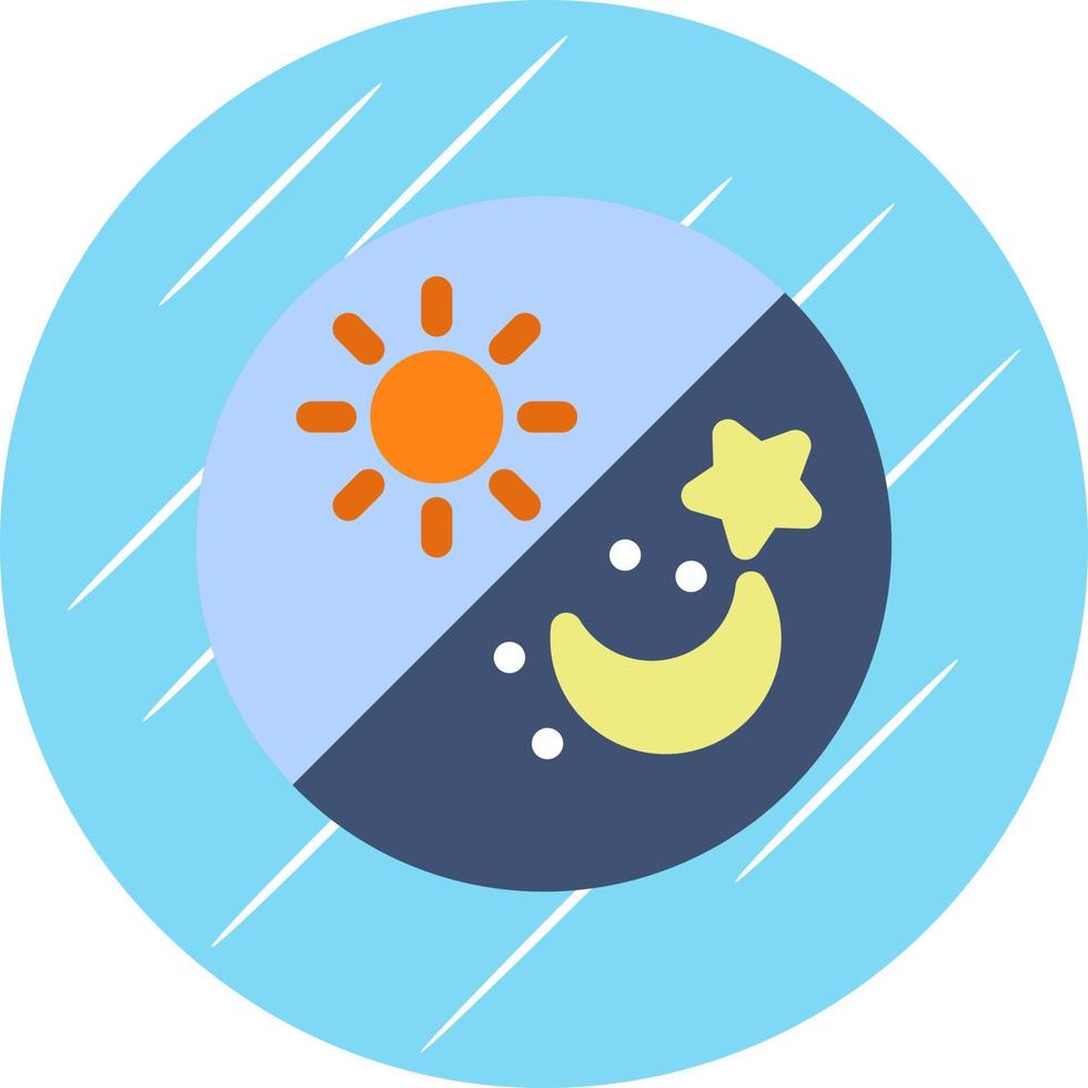 Day and Night Vector Icon Design