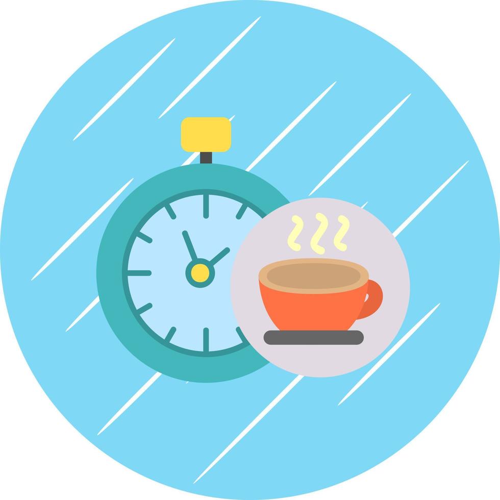 Tea Time Vector Icon Design