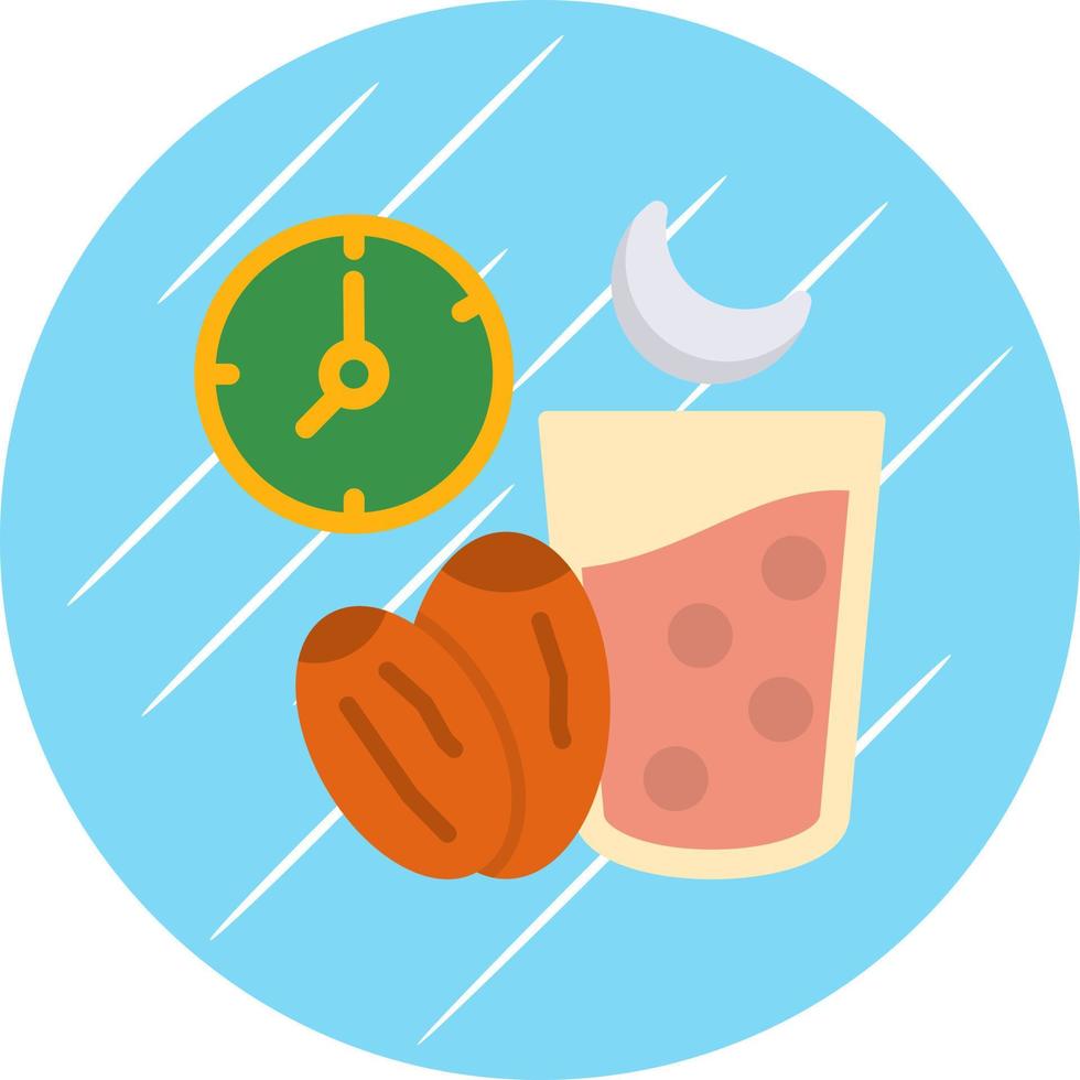 Ramadan Fasting Vector Icon Design