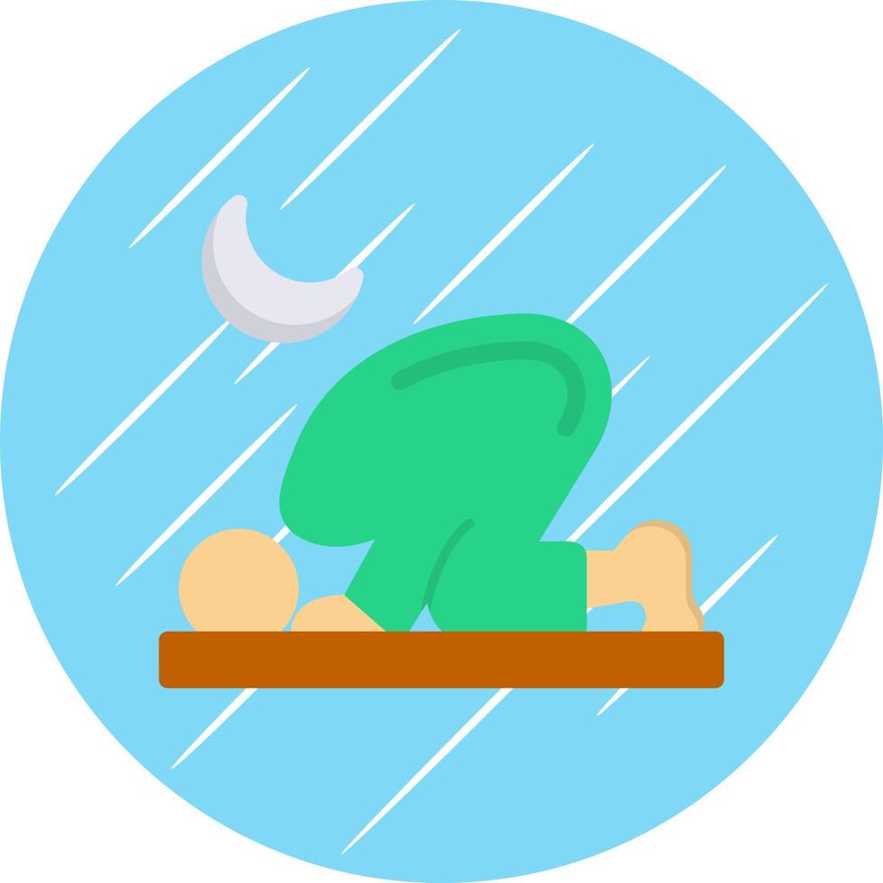 Praying Vector Icon Design