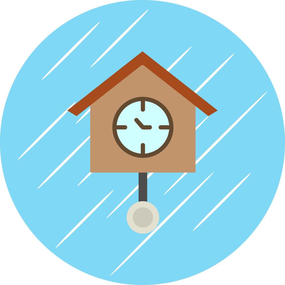 Cuckoo Clock Vector Icon Design