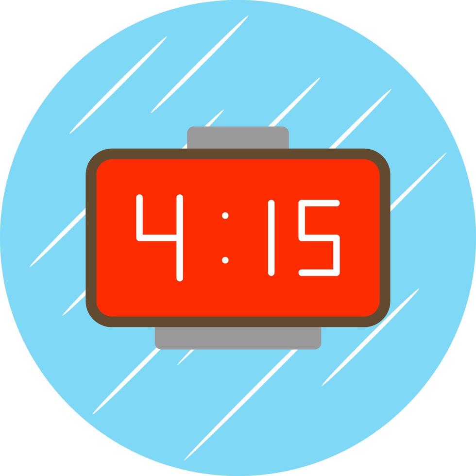 Digital Clock Vector Icon Design