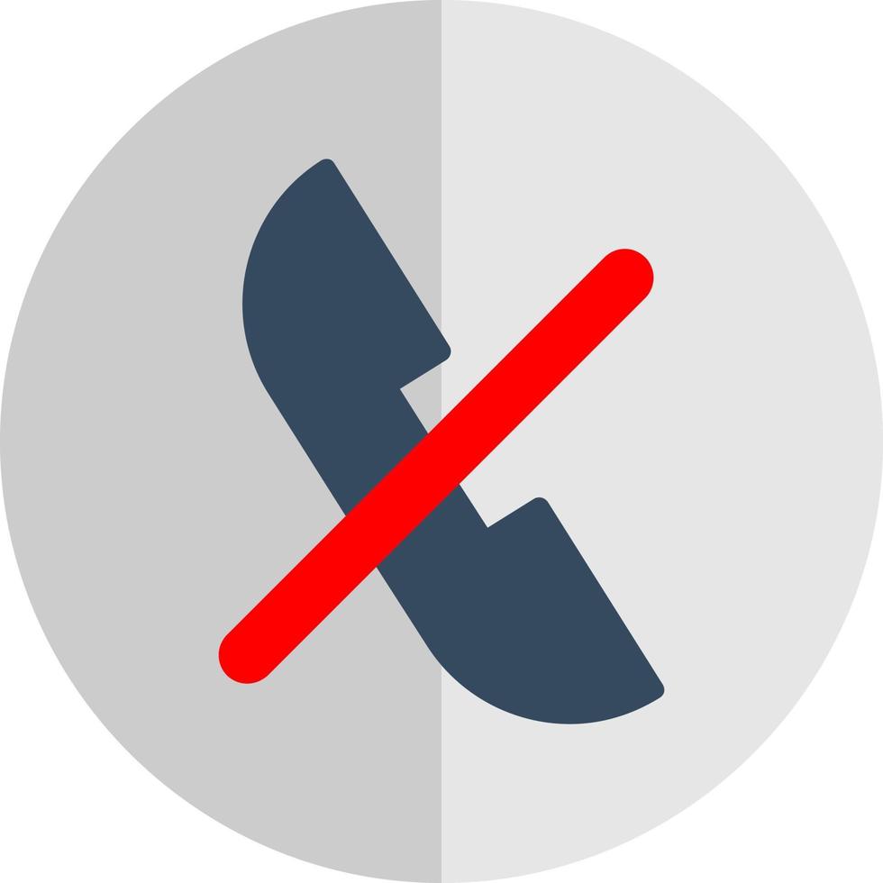 Call off Vector Icon Design