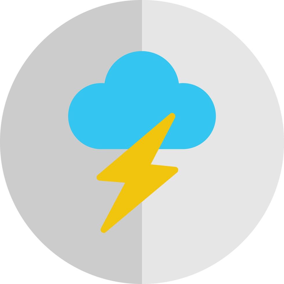 Lightning Vector Icon Design