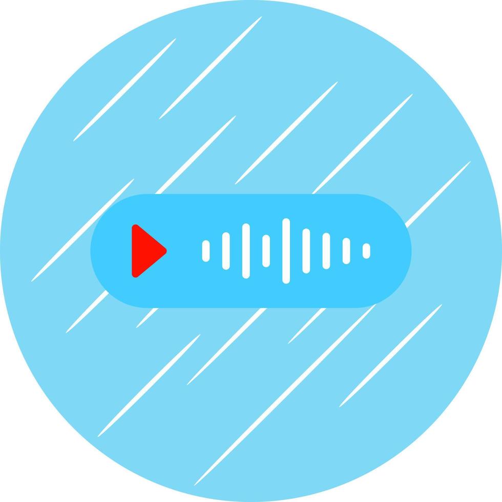 Voice Message Vector Icon Design