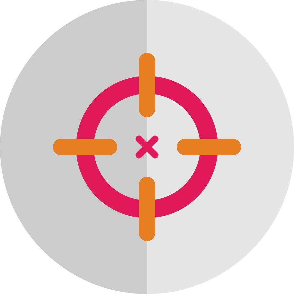 Crosshairs Vector Icon Design