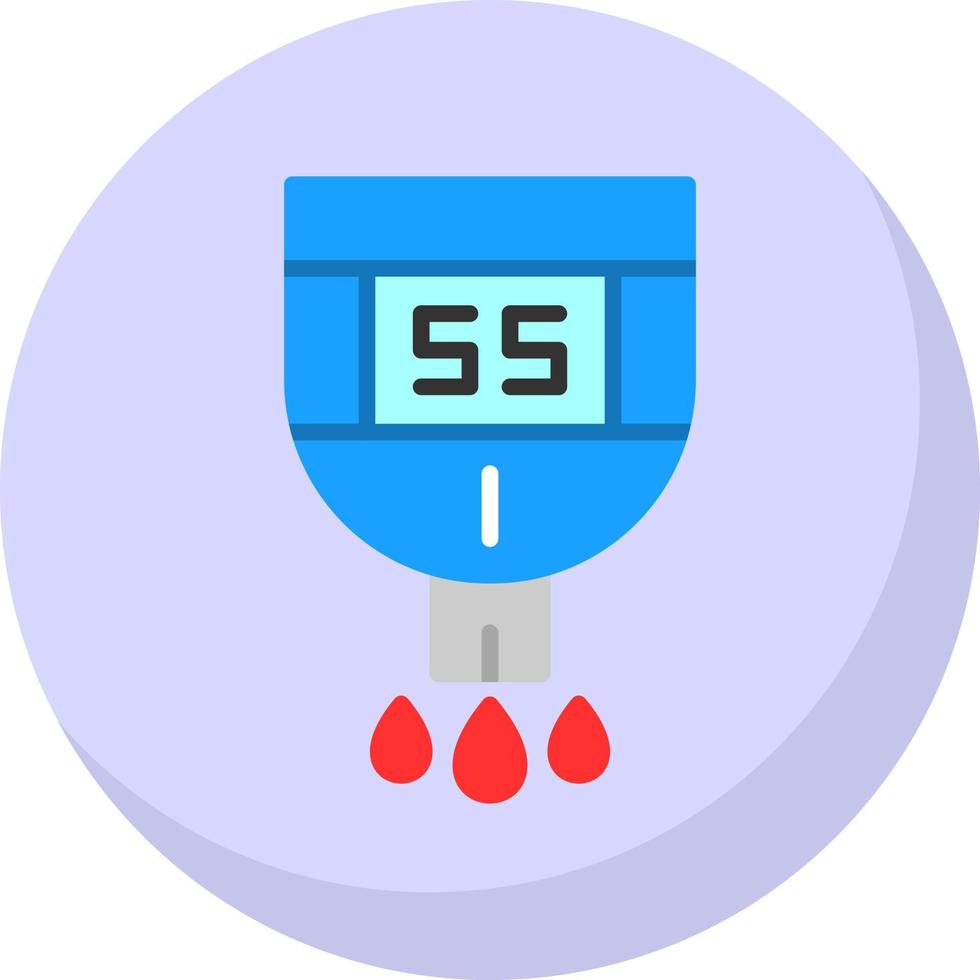 Glucose Checkup Vector Icon Design