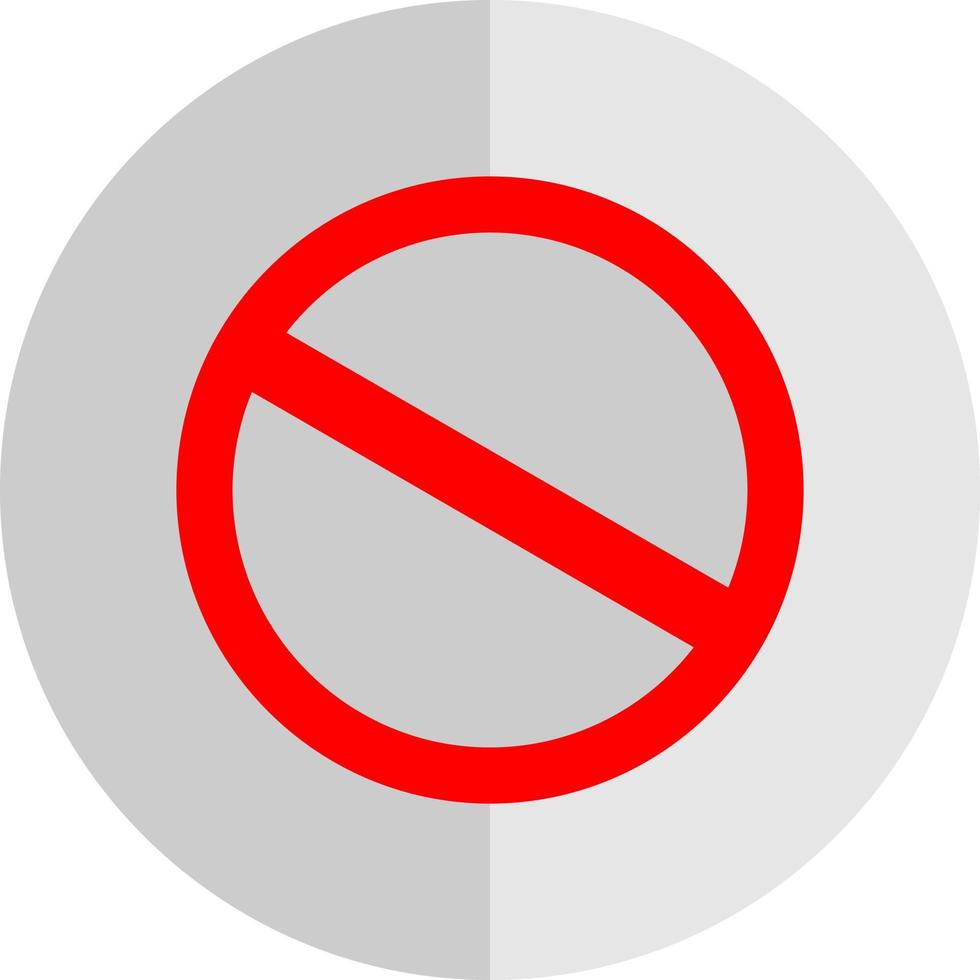 Slash Vector Icon Design