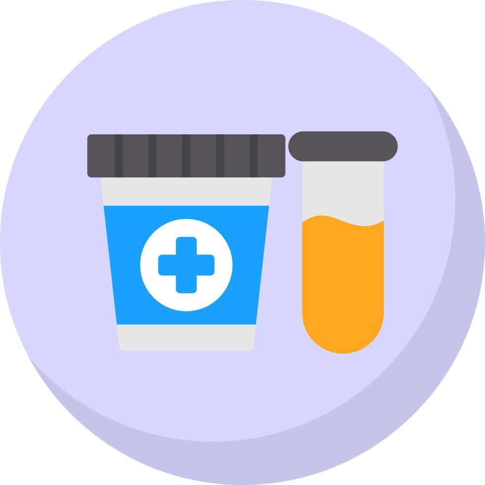 Urine Test Vector Icon Design