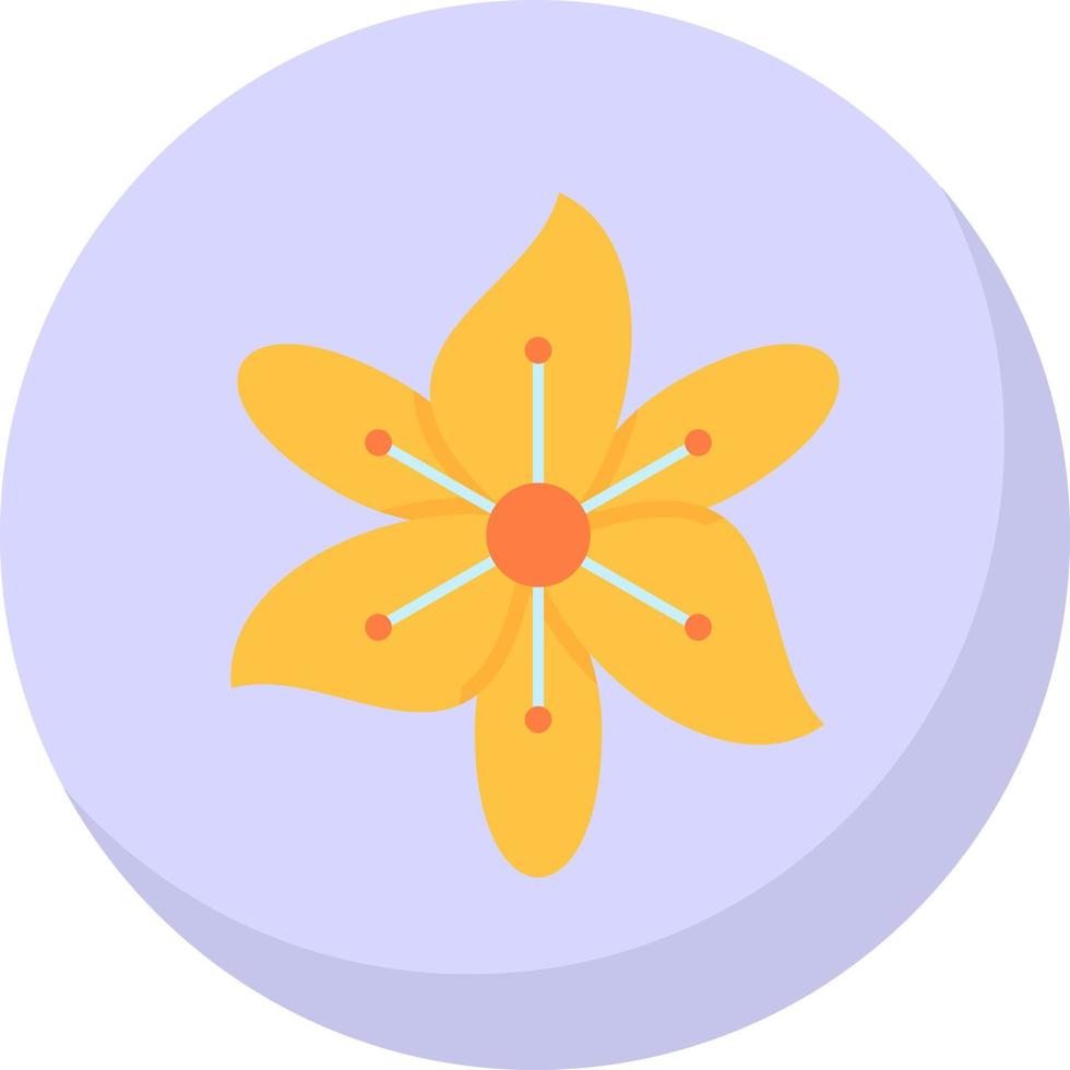 Freesia Vector Icon Design