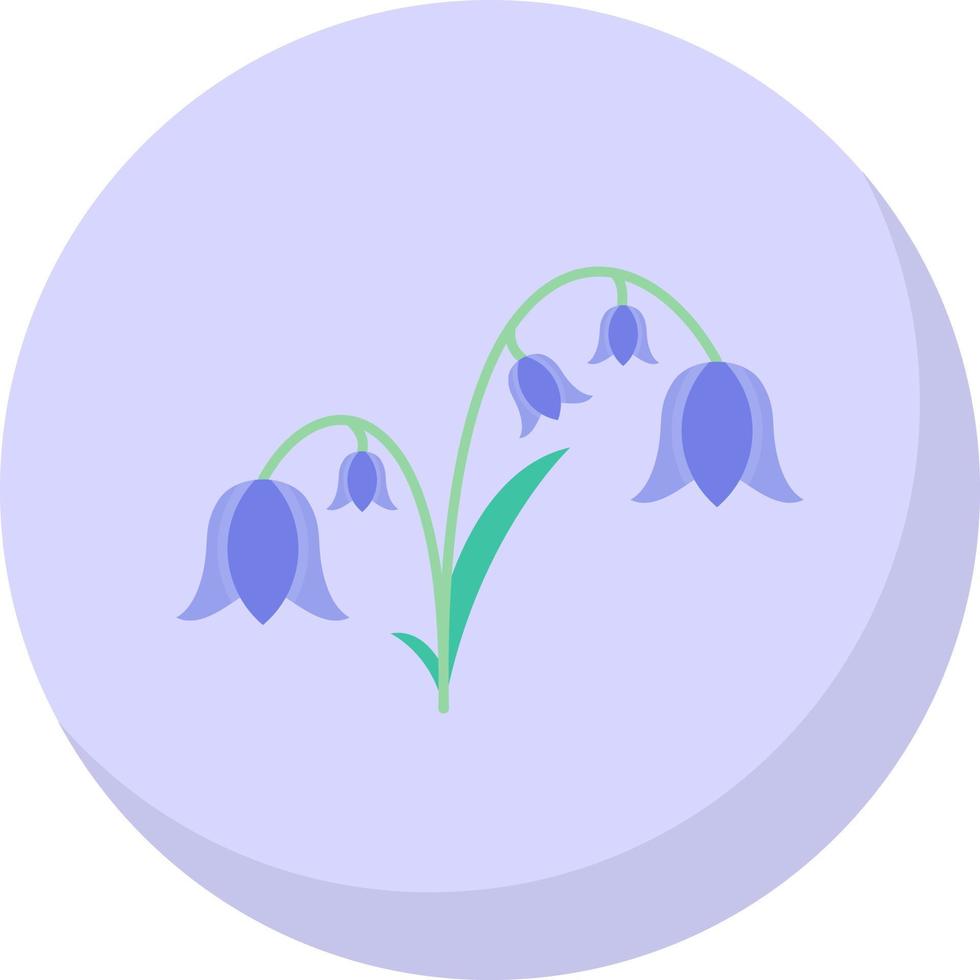 Bluebell Vector Icon Design