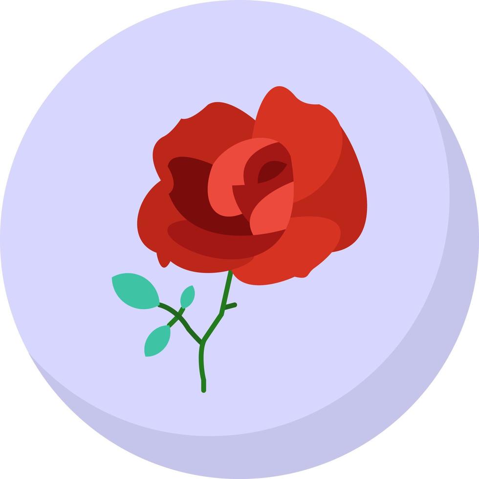 Rose Vector Icon Design