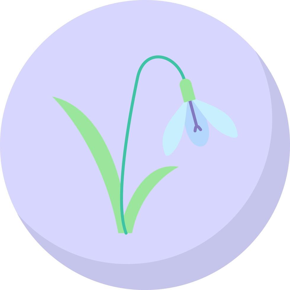 Snowdrop Vector Icon Design