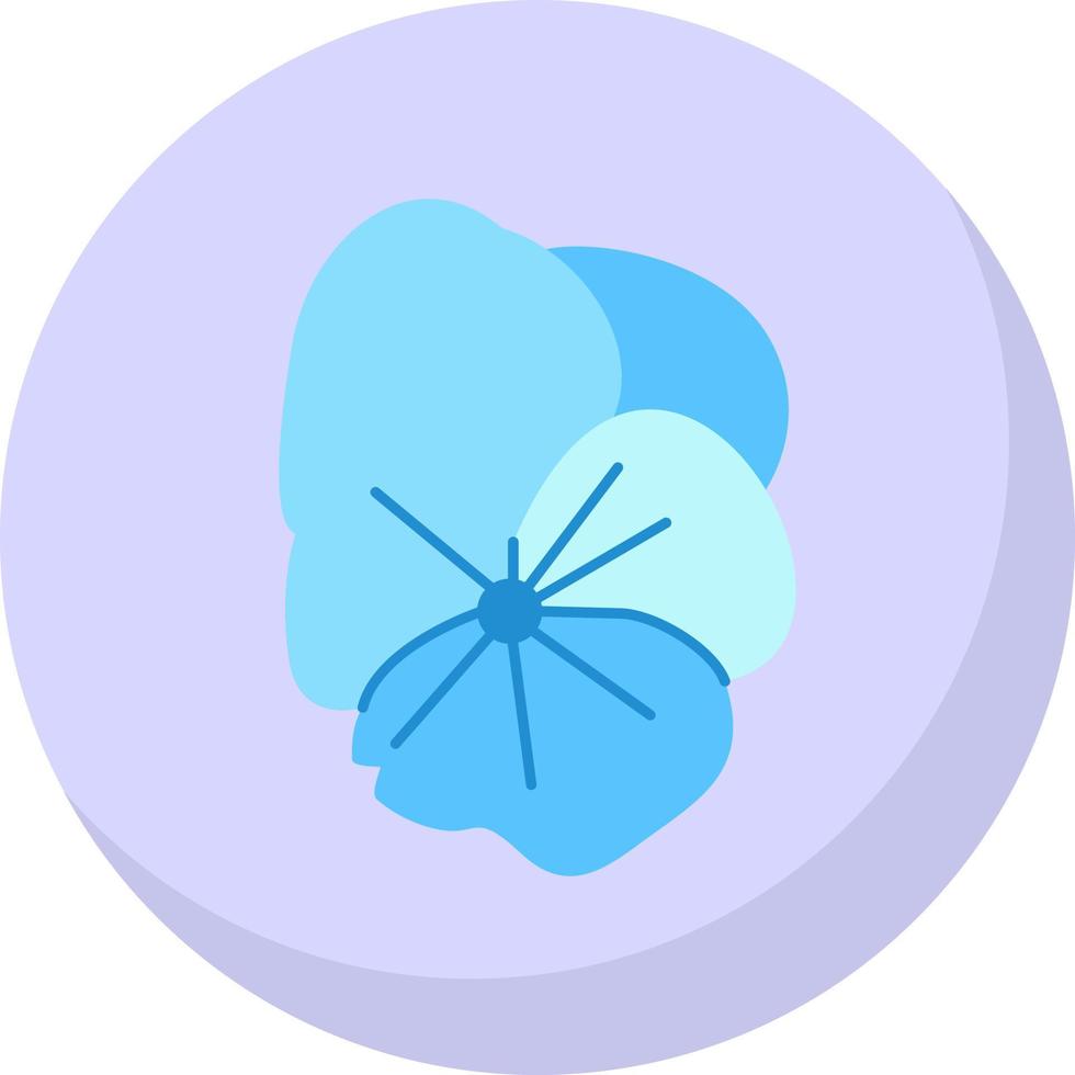 Pansy Vector Icon Design