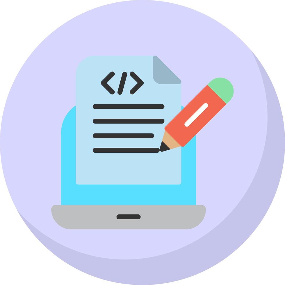 Programming Notes Vector Icon Design