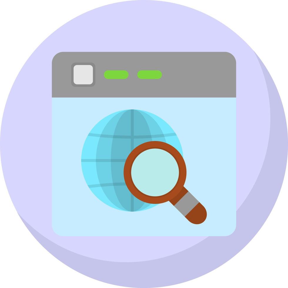 Website Search Vector Icon Design