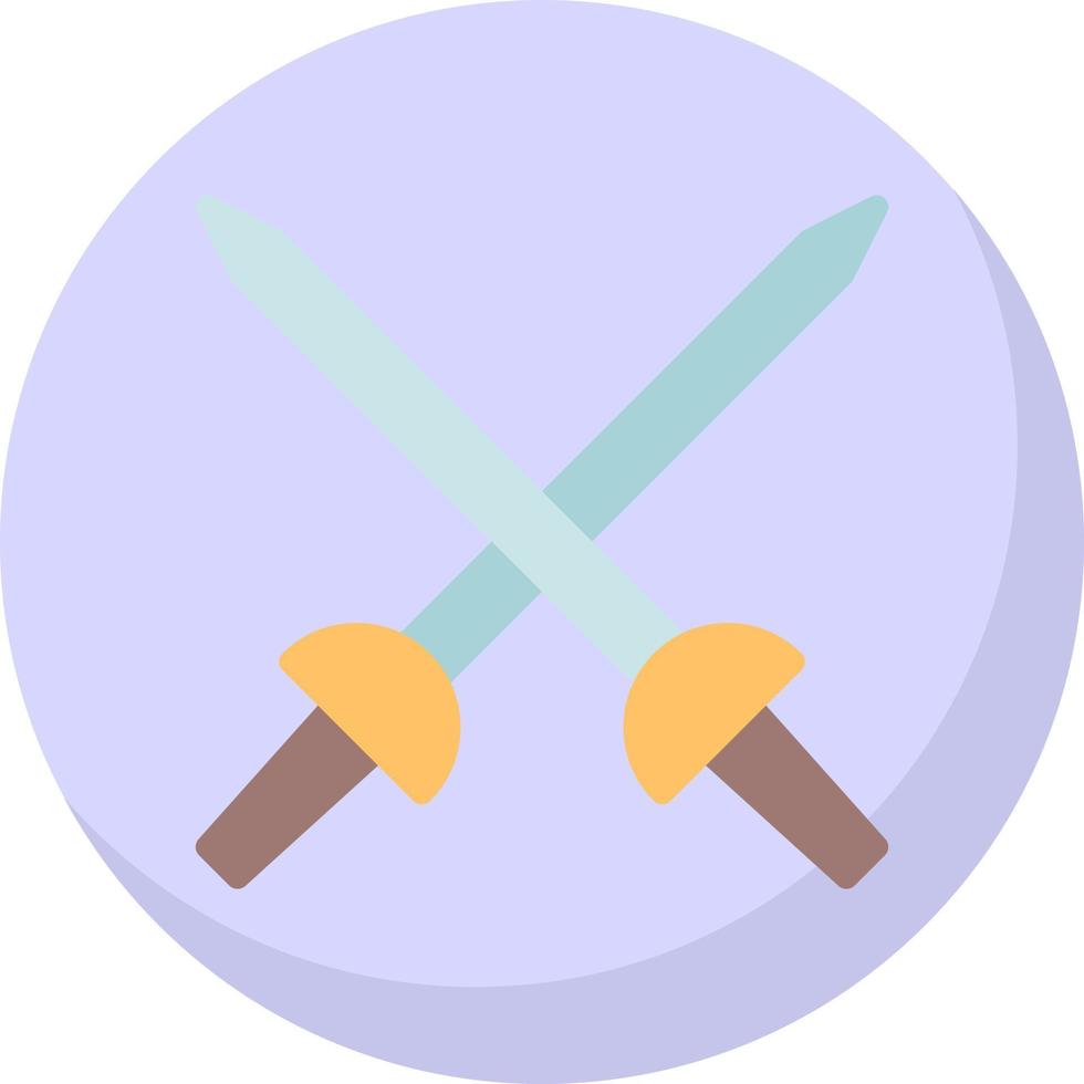 Fencing Vector Icon Design