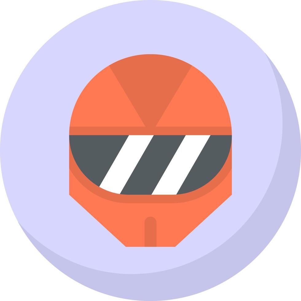 diseño de icono de vector de casco de carreras