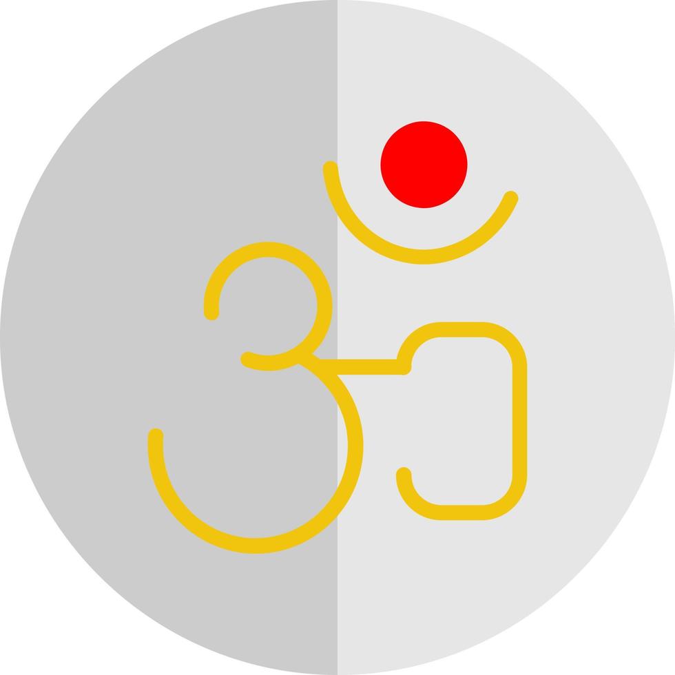 Om Vector Icon Design