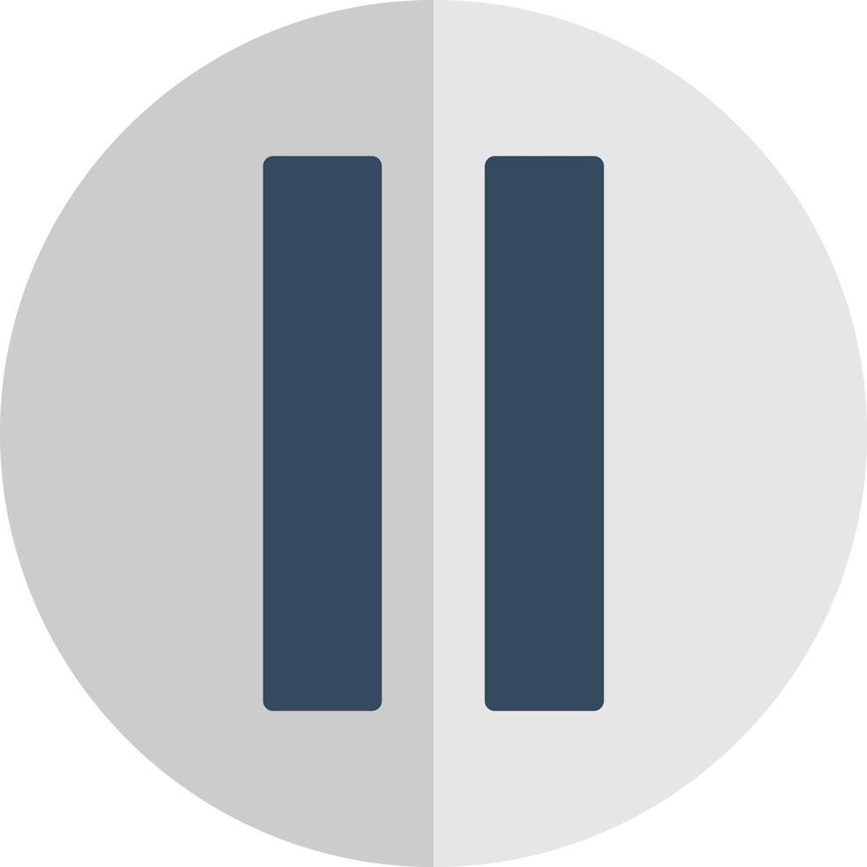 Pause Vector Icon Design