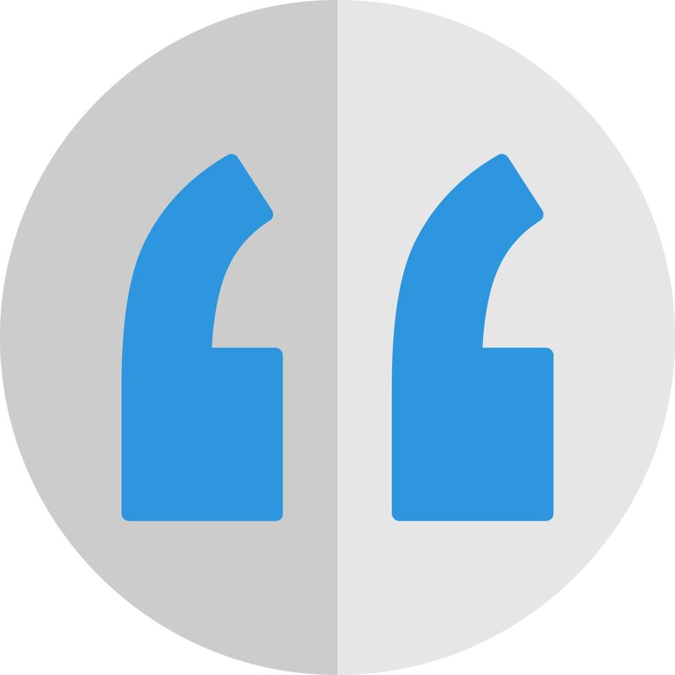 Quote Left Vector Icon Design