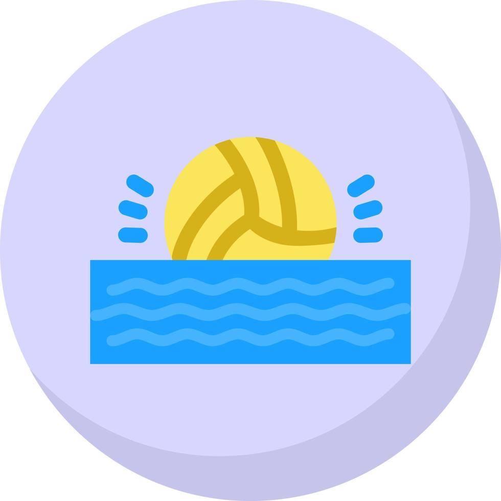 Waterpolo Vector Icon Design