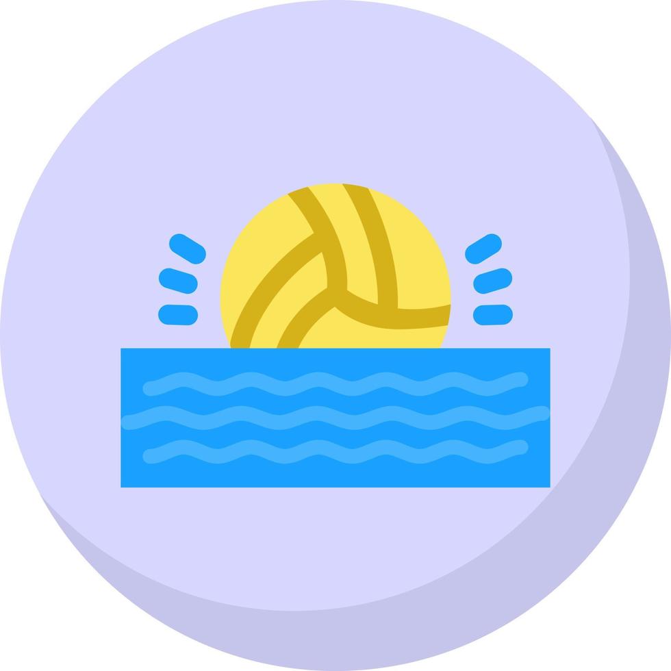 diseño de icono de vector de waterpolo