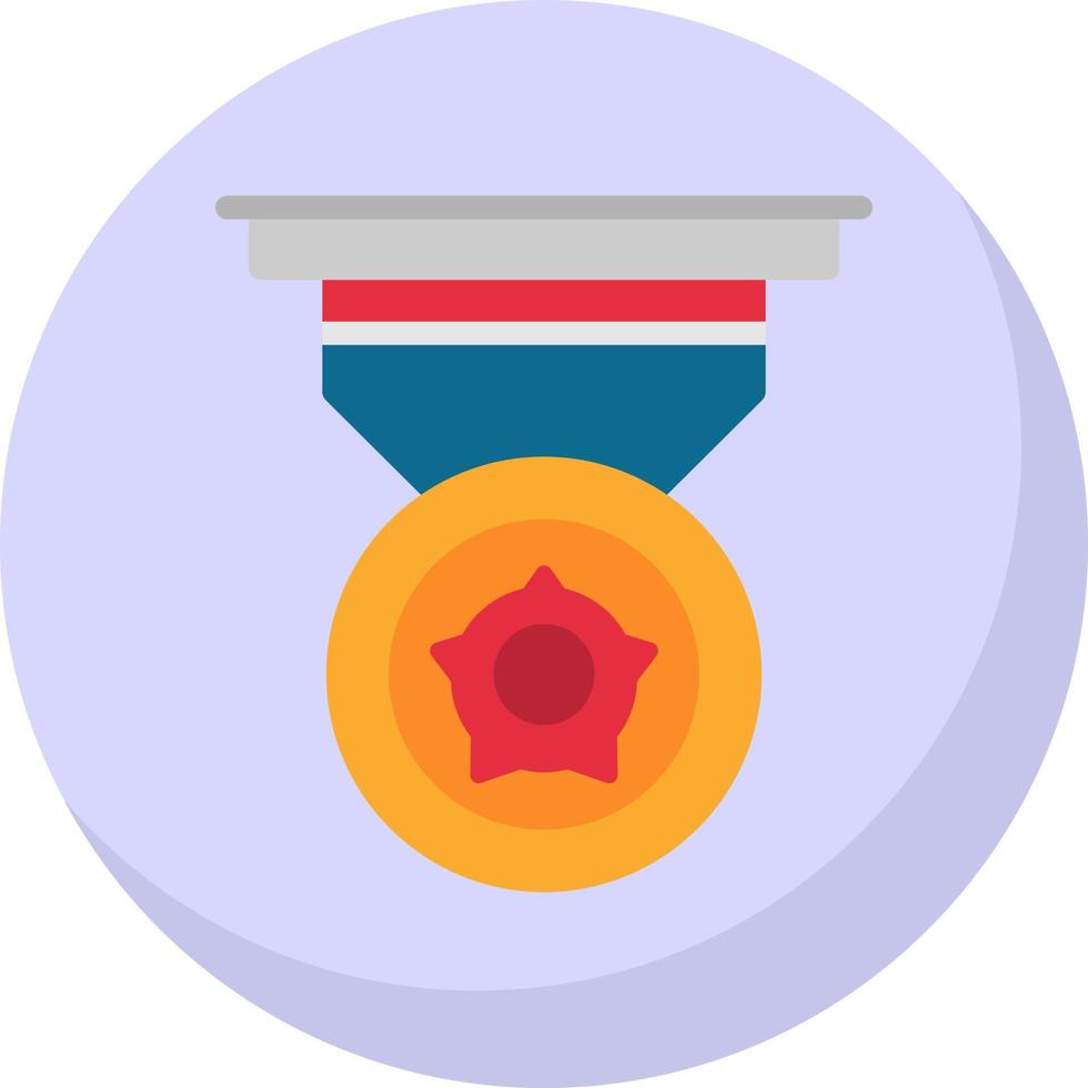 Bronze Medal Vector Icon Design