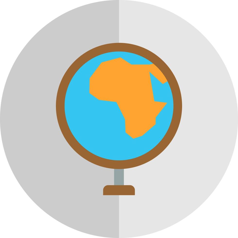 Globe Africa Vector Icon Design