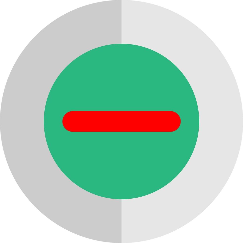 Minus Circle Vector Icon Design