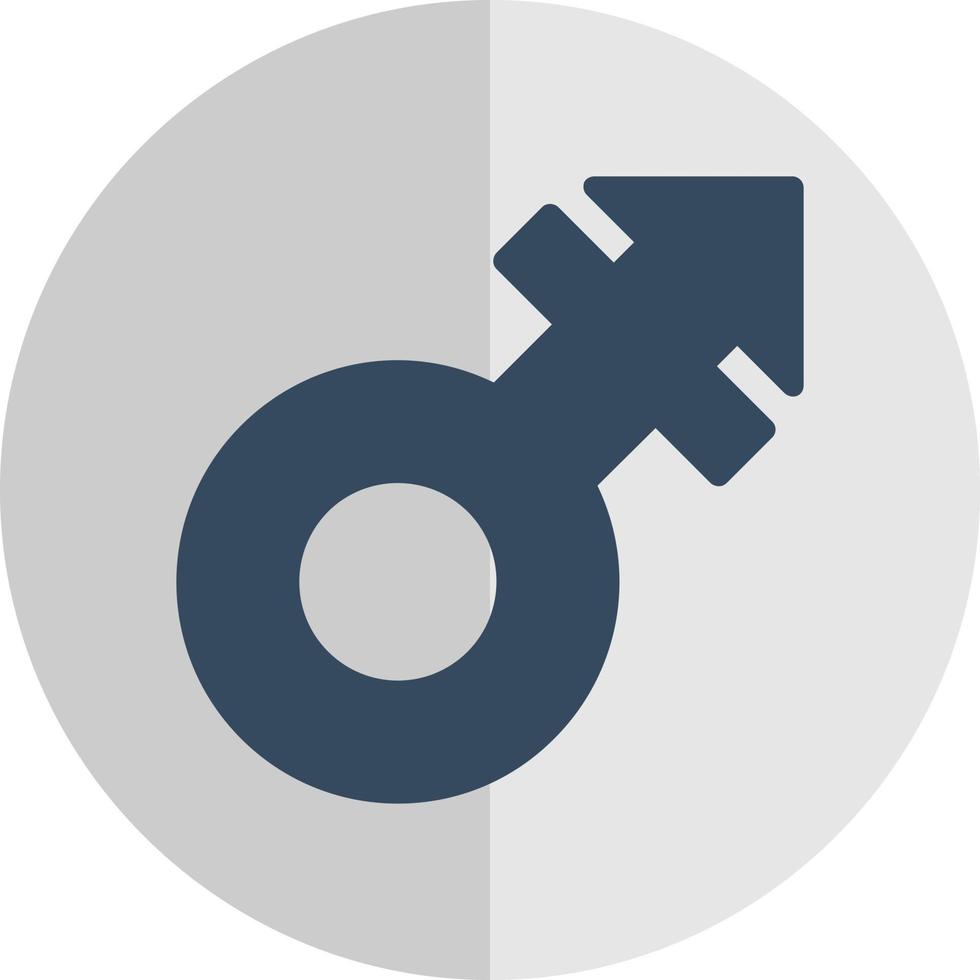 Mars Stroke Vector Icon Design