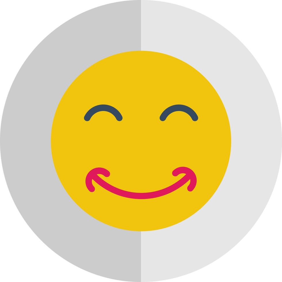 Grin Beam Vector Icon Design