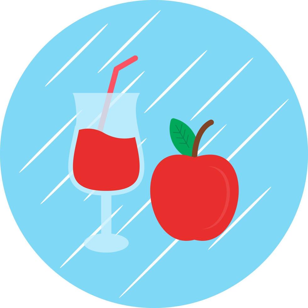 diseño de icono de vector de jugo de manzana