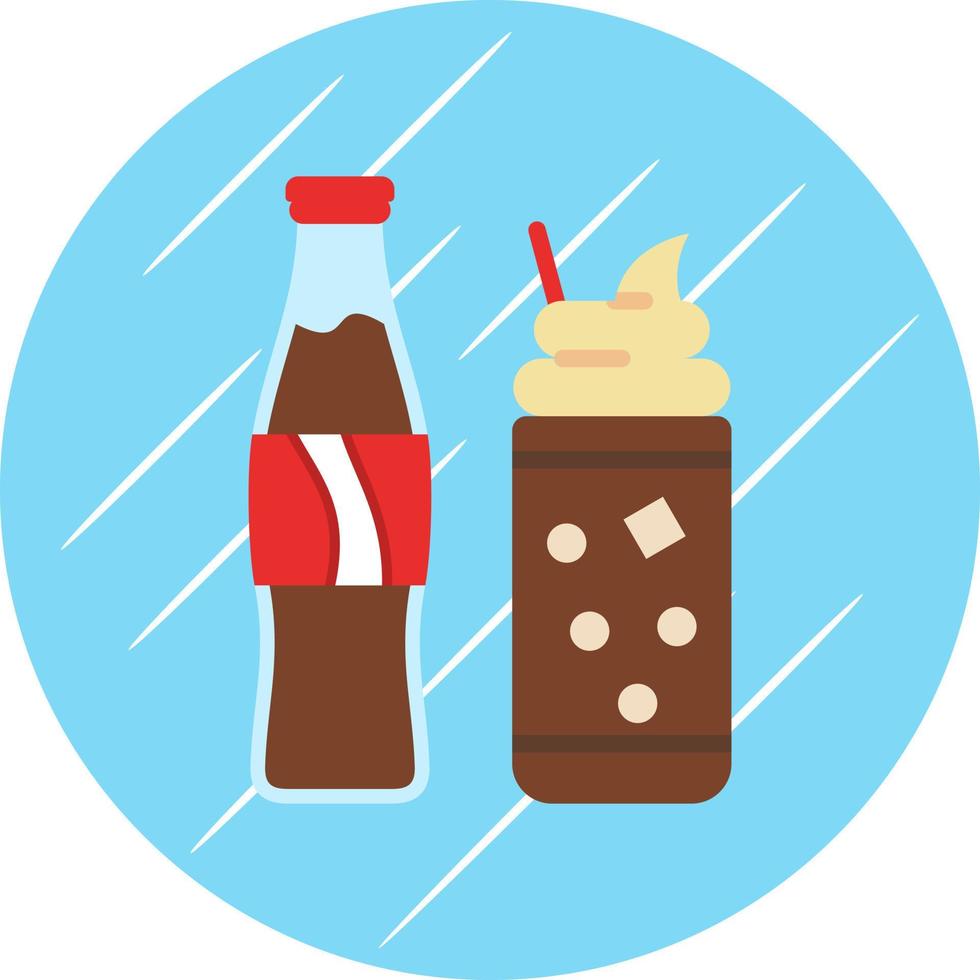 Cream Soda Vector Icon Design