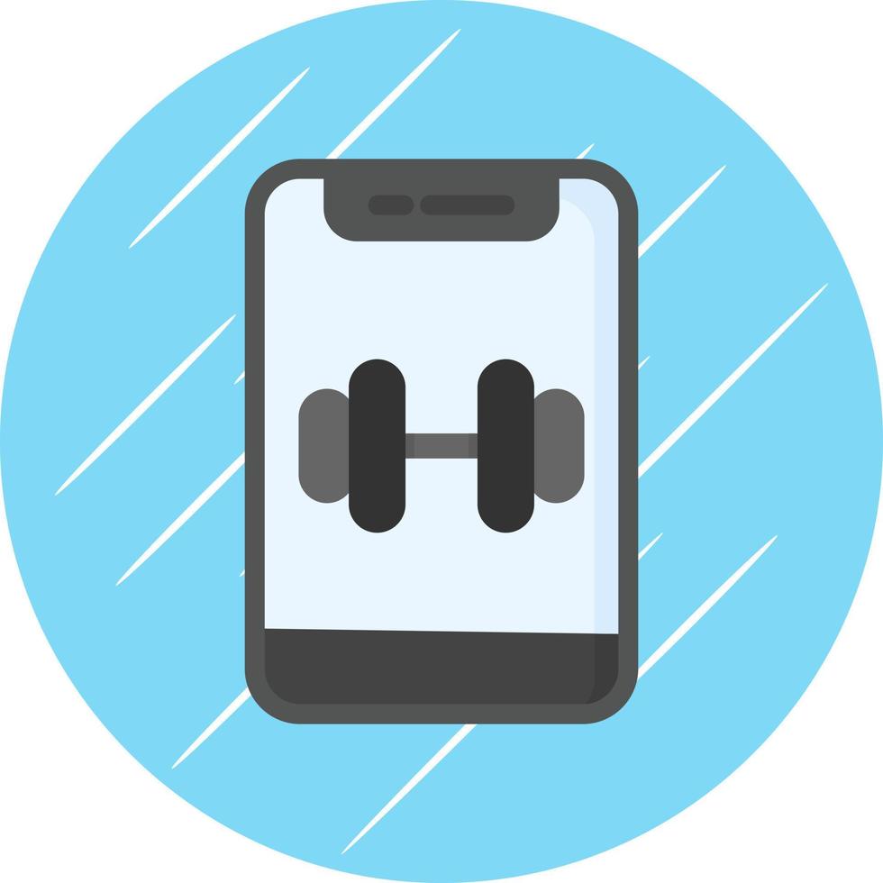 Weight Lifting Vector Icon Design