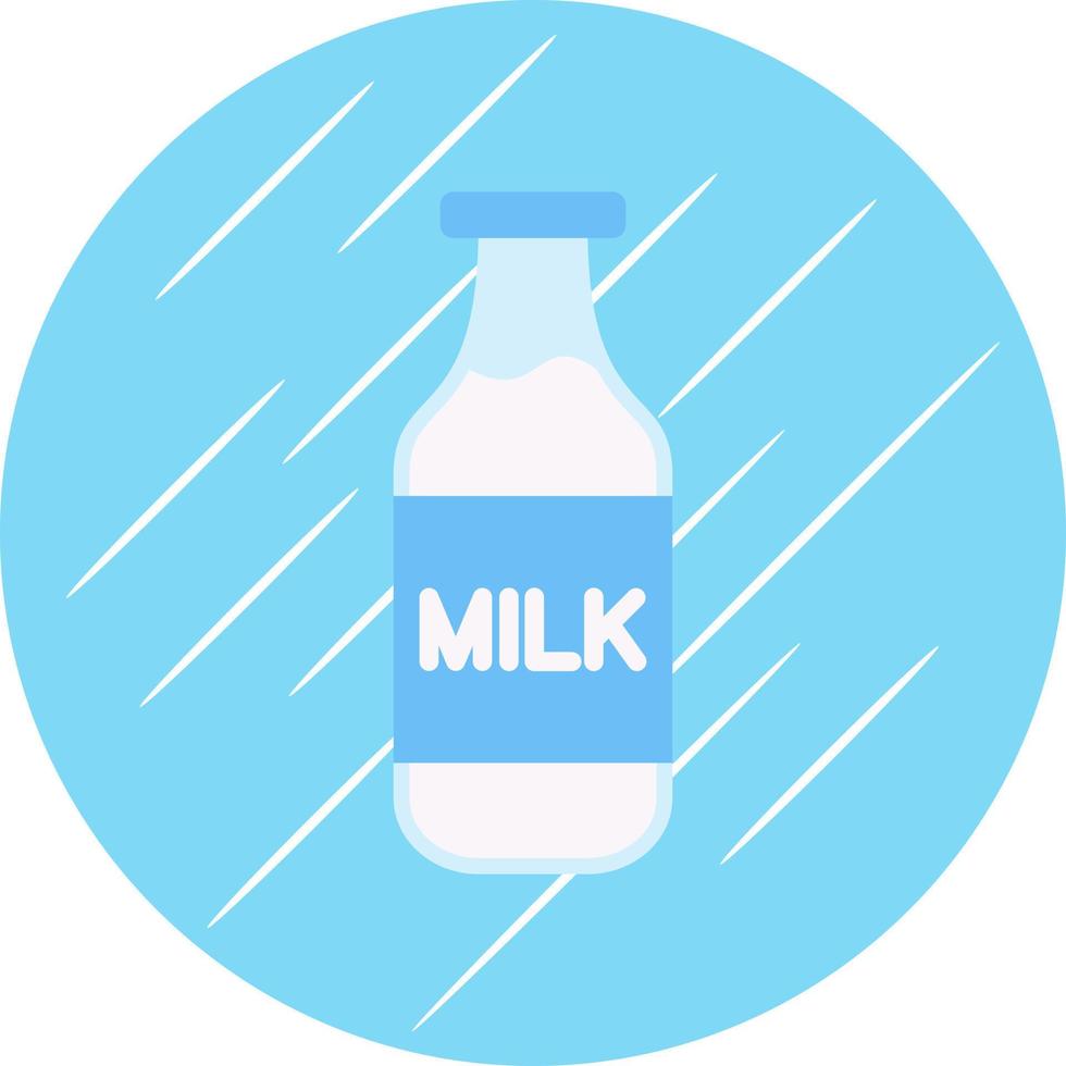 Milk Bottle Vector Icon Design