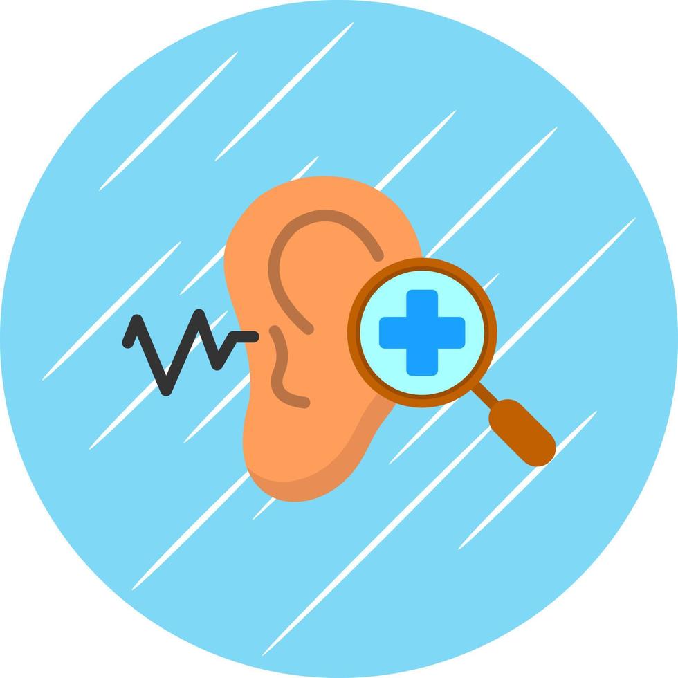 Hearing Checkup Vector Icon Design