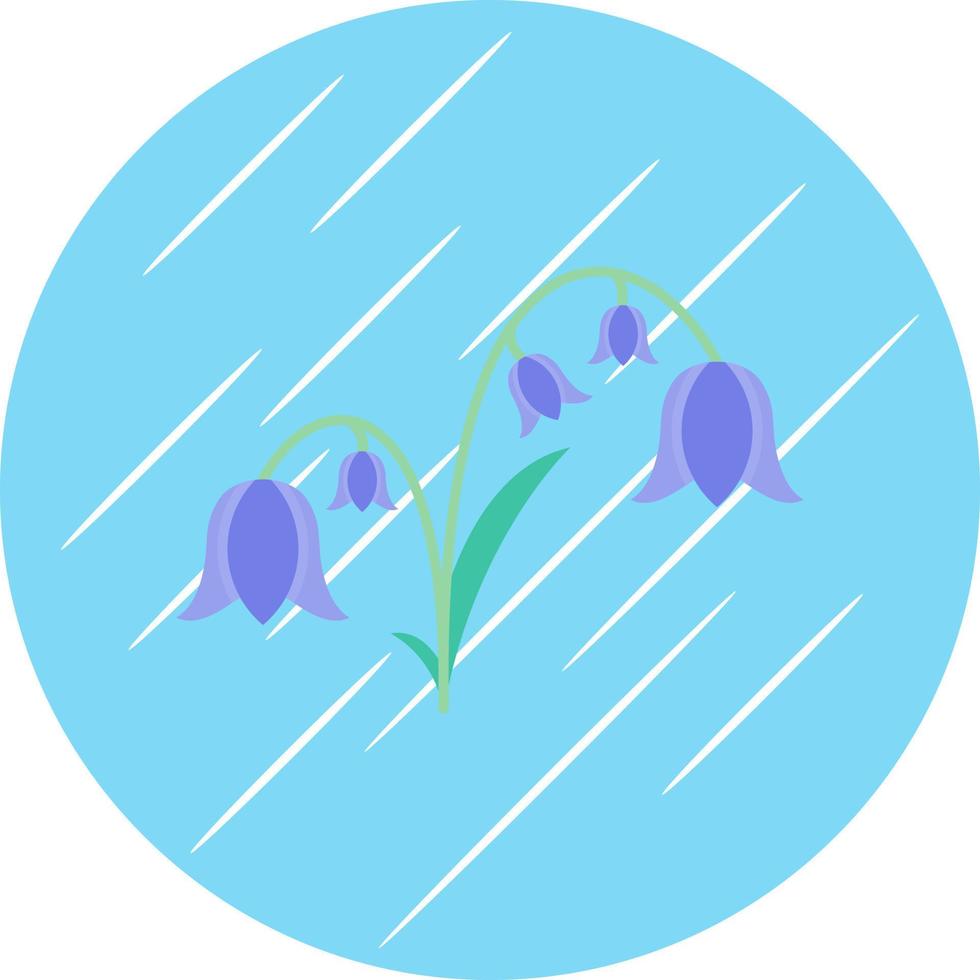 Bluebell Vector Icon Design