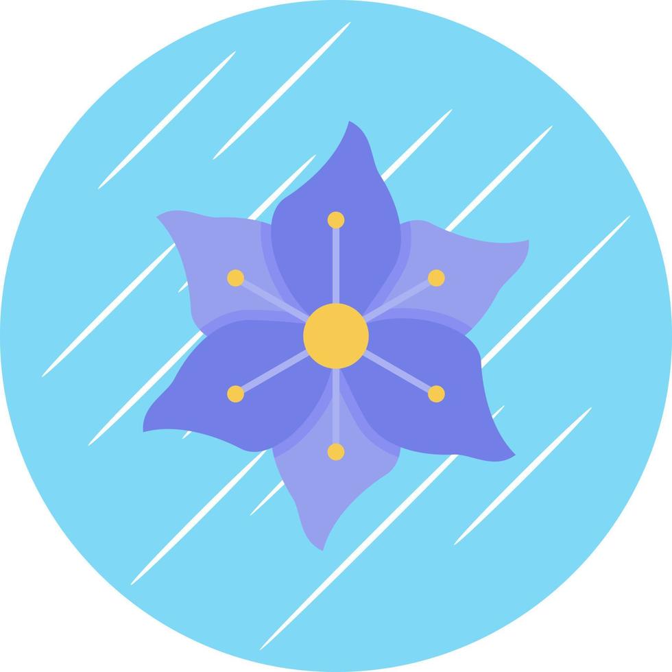 Gladiolus Vector Icon Design