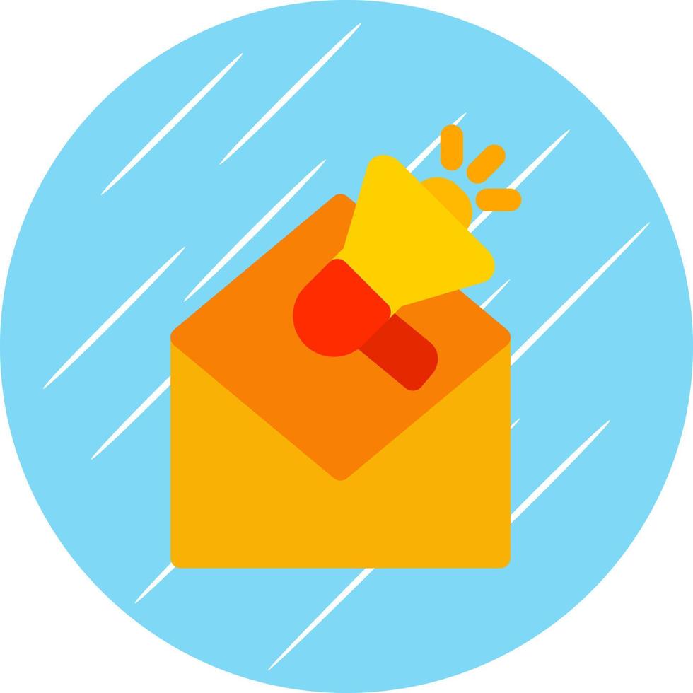 Email Marketing Vector Icon Design