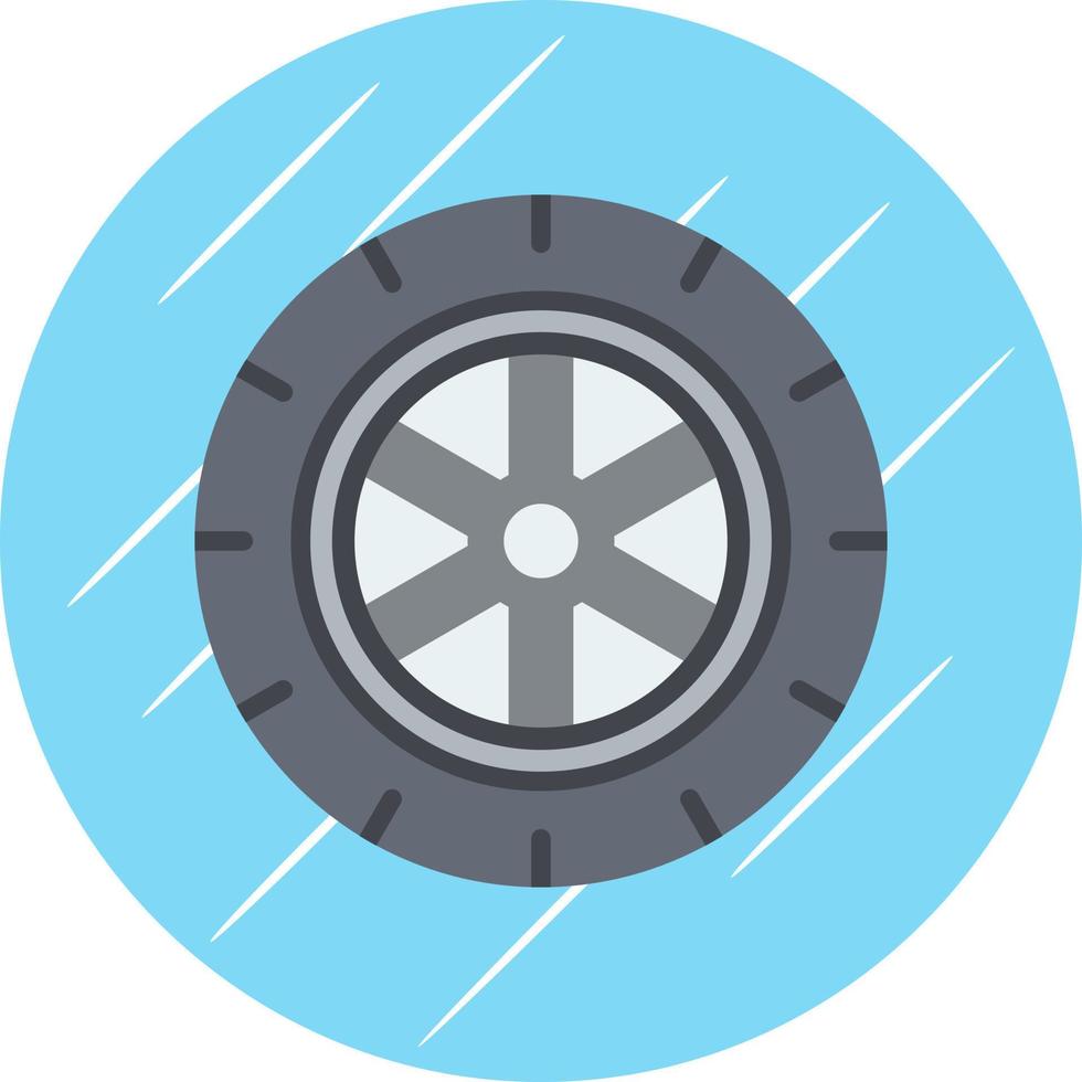 Tire Vector Icon Design