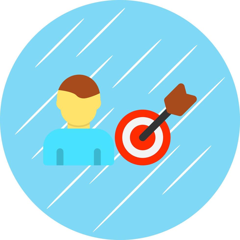 User Target Vector Icon Design