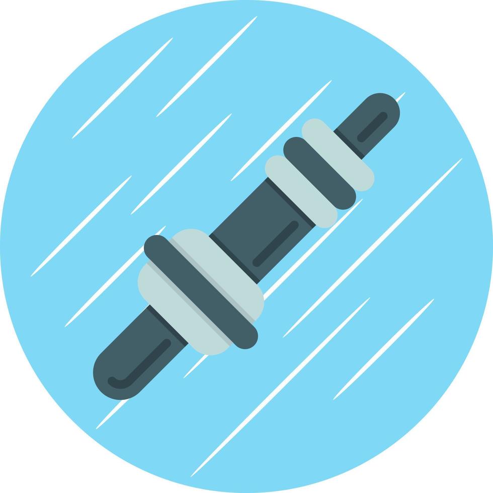 Spark Plug Vector Icon Design