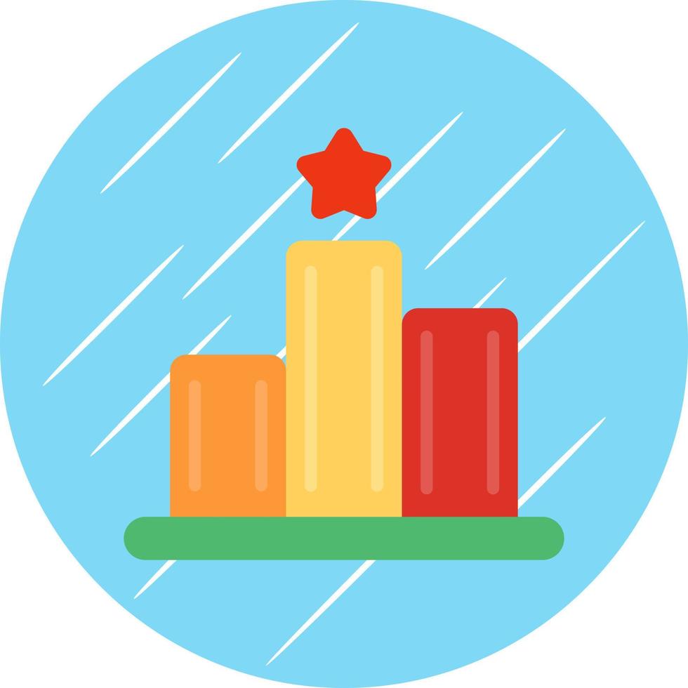 Podium Vector Icon Design