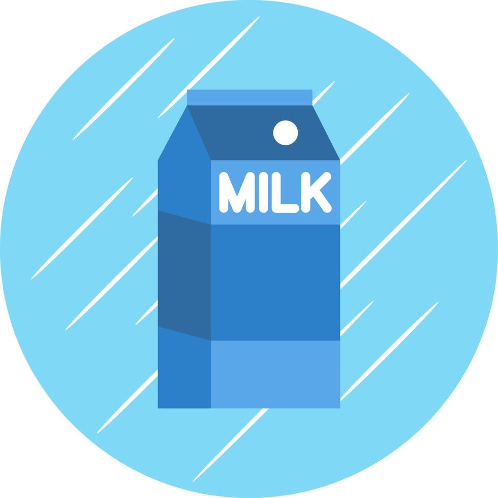 Milk Box Vector Icon Design
