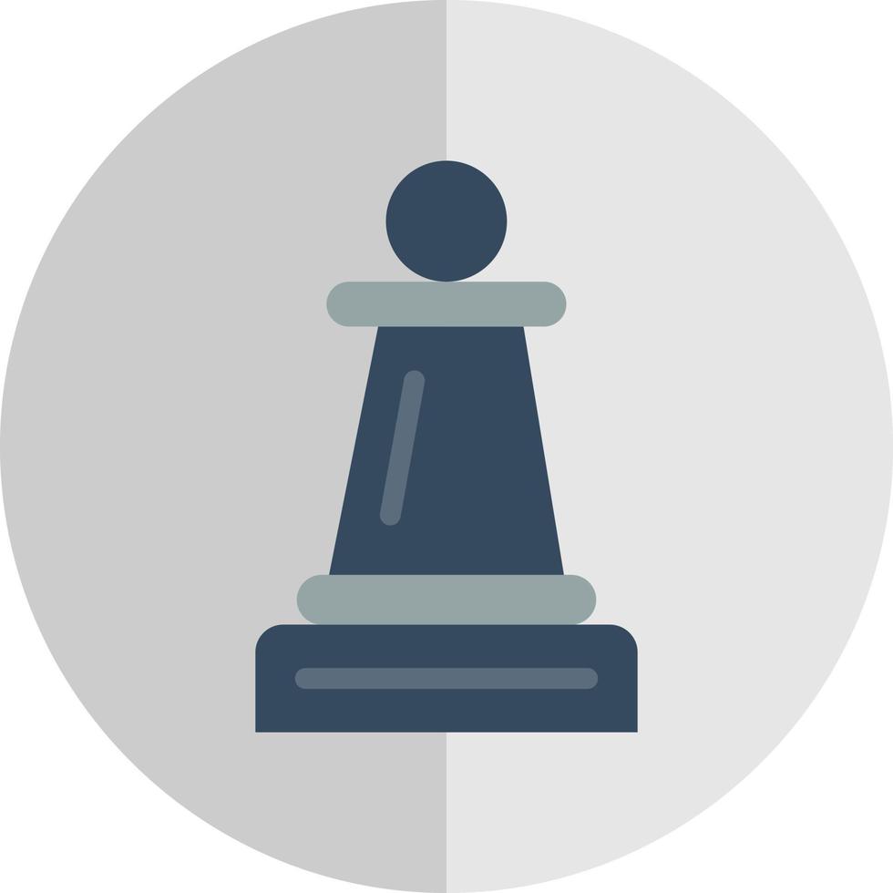 Chess Pawn Vector Icon Design