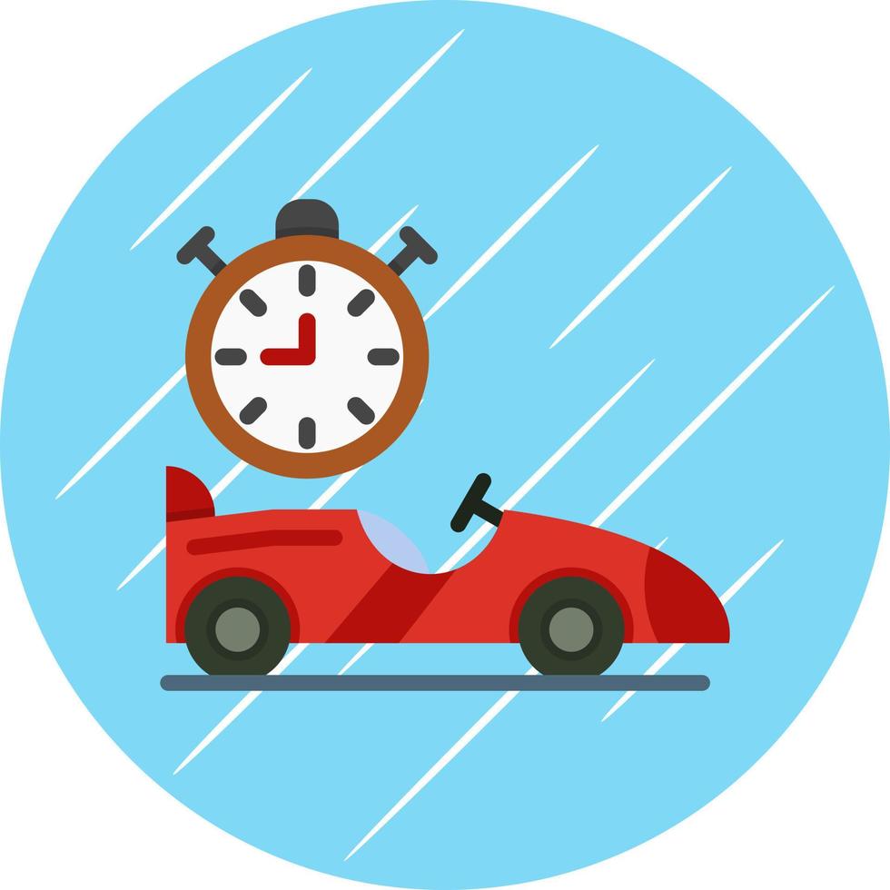 Race Stopwatch Vector Icon Design