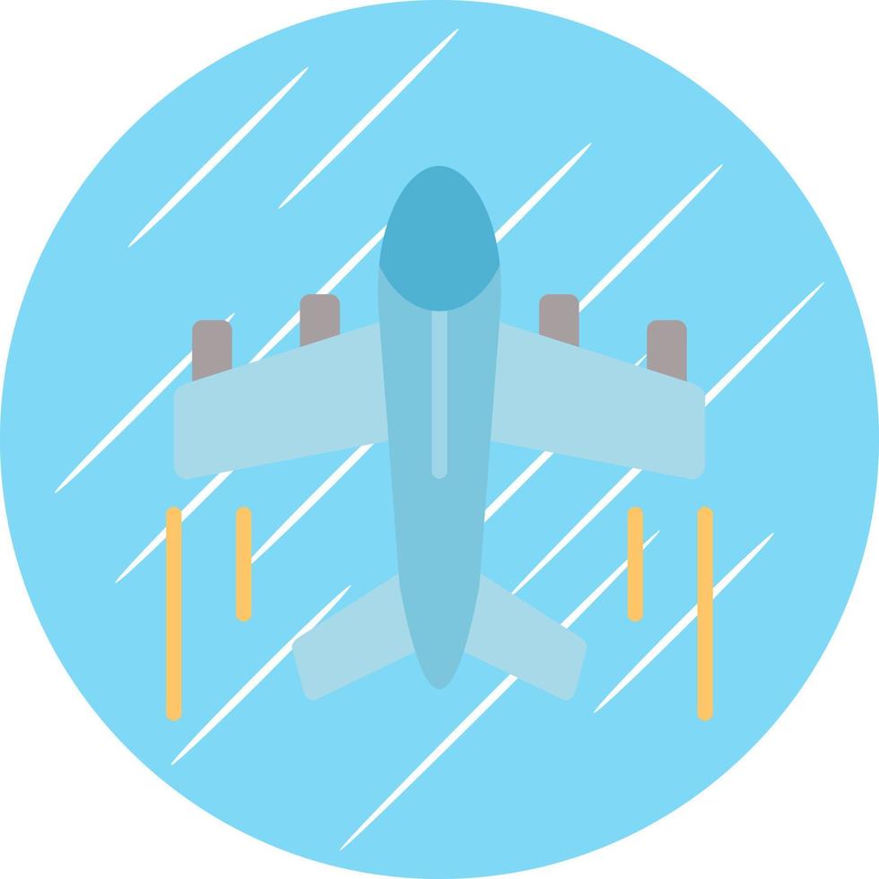 diseño de icono de vector de avión