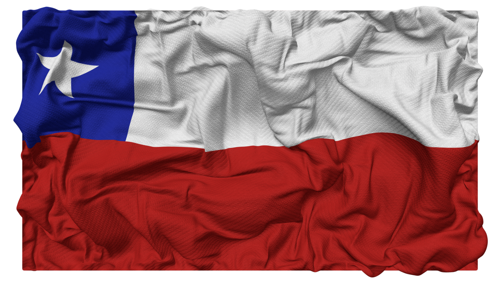 Free Chile Flag Waves with Realistic Bump Texture, Flag Background, 3D